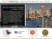 Tablet Screenshot of dejudomlaw.com